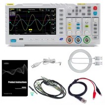 오실로스코프 OSCILLOSCOPE 계측기 휴대용 2 in 1 듀얼 채널 입력 100mhz 2 아날로그 대역폭 1gsas 샘플링 속도 신호 발생기, fnersi-1014d