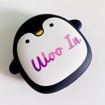 컷팅레터링 네임스티커 핸드폰이니셜 주문제작 라벨텍, 폰트 01, 컷팅네임 레인보우 홀로 2cm