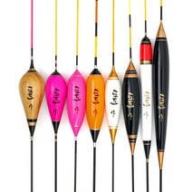 싸파 도도 민물찌 8종 오동목 발사목찌 올림 낚시찌, 04_유선형 흑 40cm