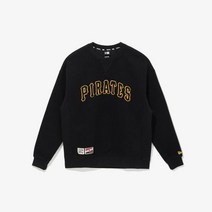 뉴에라 뉴에라 기모 MLB 쿠퍼스타운 코튼 트윌 피츠버그 파이어리츠 맨투맨 블랙_K 13341521