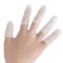 손가락 보호대 엄지 실리콘 다섯손가락 관절 고정, 스킨057160CM, 1개