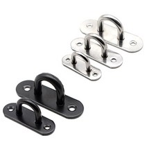 고정설치 링후크 조명 인테리어소품 샌드백 운동기계 고리, B) 블랙소