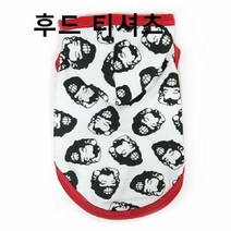 RT 애완견 후드 티셔츠 강아지 실내복 아기강아지옷, 단품