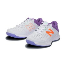 뉴발란스 696 V4 올코트용 테니스화 여성 화이트 퍼플