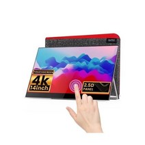 InnoView 휴대용 모니터 4K 터치스크린 15.6인치 Adobe 100% RGB Ultra HD 3840x2160 USB C HDMI 랩탑 MacBook PS5 PS4 Xbo, INVPM204/14