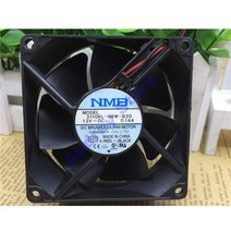 호환원래 일본 NMB 3110KL-04W-B20 8025 DC12V 0.14A 이중 볼 베어링 냉각 팬 2400RPM 28.2CFM 21.6PA 송풍, 한개옵션0