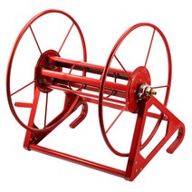 농약호스릴 농기구 분무기 농사용 물호스 워터릴, 200m 호스릴 빨간색 + 1.5m 튜브 2탭