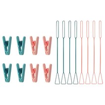 이케아 슬리브 빨래건조집게 8P 리드선포함 7x4cm 폴리프로필렌, 단품