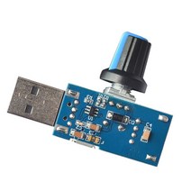 기숙사에 적합한 USB 팬 컨트롤러 모듈, 50x44x18mm, 블루, 설명