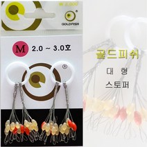 골드피쉬 라운드형 대형 스토퍼/찌멈춤고무/민물낚시, M