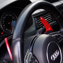 아우디 A7 패들쉬프트 기어연장킷 튜닝 몰딩 17년이전, 레드