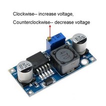 차량용 슈퍼 캐패시터 캐퍼시터 전압안정기 LM2596s DC-DC 3A 가변 전원 공급 장치 모듈 스텝 다운 LM2596 전압 조정기 24V 12V 5V 3V 자동차/전기 장비 용, [02] Adjustable