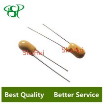 탄탈륨 커패시터 100 개 1uF 35V 아주 35V1uF DIP 방사형