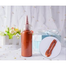 아크릴물감 60ml 금속 아크릴 페인트 후크 라인 붙여 넣기 금색과 은색 diy 63, 붉은 구리