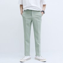 더블옴므 남성용 구김없는 프리미엄 링클프리 히든밴딩 스판 슬랙스