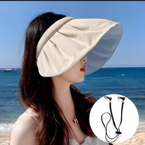 ZooPark 머리띠형 돌돌이 썬캡 사이즈 조절 자외선차단 모자