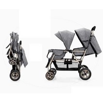 쌍둥이 유모차 트윈 더블 2인용 연년생 트윈 유모카, 유모차/민트