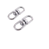 슈벨 스텐 산업용 꼬임방지 연결고리 후크 더블링 연결절단 부자재, 1개