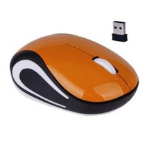 무료배송무선 미니 마우스 키즈 컴퓨터 게임 작은 휴대용 Mause 1600 인치 당 점 광학 USB 인체 공학적 PC, 04 주황색, 한개옵션1