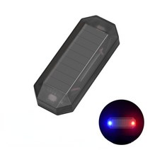 자동차 태양열 LED 미니 경고등 모터사이클용 야간 라이드 전기 차량 자전거 테일 후방 스트로브, 04 Blue and Red