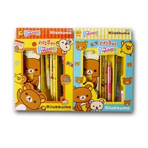 리락쿠마 베스트 문구세트 -PP/연필세트/연필/스티커/자/메모지/샤프/샤프심/캐릭터필통 어린이날선물 판촉, 상세페이지 참조, 상세페이지 참조