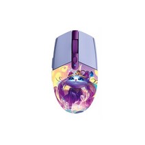 로지텍버티컬마우스 Logitech-G304 무선 마우스 게임용 히어로 센서 LOL 리그 오브 레전드 리미티드 co, 01 Yuumi -Purple, 한개옵션1