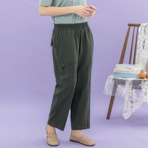[디얼마미] 나리 포켓 팬츠 미시옷 빅사이즈 엄마옷 중년 여성 마담