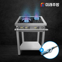 업소용 가스렌지 600 2구 4구 간택기, LNG, 일반버너