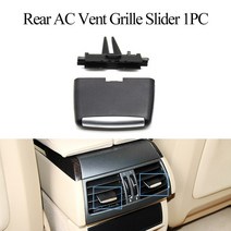 자동차 인테리어 전면 후면 센터 에어컨 AC 벤트 그릴 슬라이더 탭 클립 수리 키트 BMW 호환 X5 E70 X6 E71 E72 용, [02] Rear Slider 1PC
