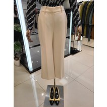 모조에스핀 벨티드 세미 부츠컷 팬츠 S224MSA006 CR(2291173)