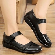 엄마 신발 정품 가죽 플랫 미끄럼 방지 성인 여성 로퍼 빅 사이즈 10 scarpe don