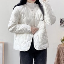 [3color/6온스/S~XL] 남녀공용 퀄팅 누빔 깔깔이 데일리 숏패딩 점퍼 커플 경량 패딩 자켓