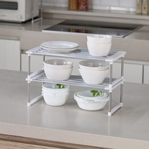 솔리드 높이조절 와이드 접시정리대 4종