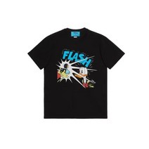 GUCC.I SS21 도날드 프린트 반팔 티셔츠 블랙