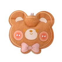 유니커블 귀여운 동물 인형 보온 물주머니 350ML 워터 핫팩 커버 캐릭터 파우치 캠핑 학교 사무실 손난로 온수 따뜻한물 찜질팩 휴대용 학생 선물, 고양이 WC672