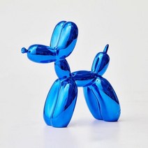 제프쿤스 벌룬독 풍선개 인테리어 소품 8가지 색상 3가지 사이즈, 블루30cm