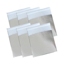 아이스원 칼라 두꺼운 은박보냉팩 백 파우치 가방 아이스팩 손잡이 팥빙수 마카롱 택배포장, 은박보냉팩 내경45x50(외경47x50) (100매)