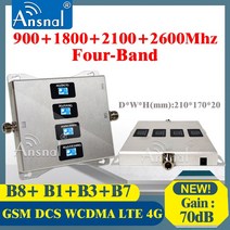 증폭기 와이파이증폭기 음성 wifi 확장기 4G 셀룰러 증폭기 900/1800/2100/2600 밴드 부스터 GSM 모바일, 02 미국 플매트 카펫 러그