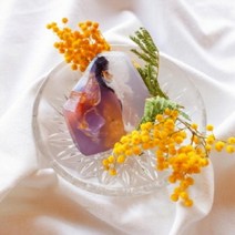 오키프 탄생석 비누 / 2월 자수정, 선물 포장