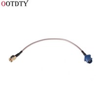 OOTDTY Fakra C 어댑터 플러그-SMA Male GPS 안테나 연장 케이블 RG316 Pigtail, 한개옵션0
