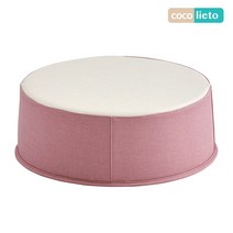 리에또 코지 유아테이블 스툴 바른자세 아기원형의자, 코지 핑크