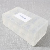[아로마케이] 크리스탈 비누베이스1kg (더욱 투명한) 비누 만들기 재료 비누베이스