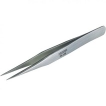 정밀 핀셋 쪽집게 호잔 판두께 23mm 정밀성과 강성을 고루 갖춘 강력형 하이브리드 시리즈 PP136 선단폭 025mm, 스트레이트(선단폭0.25mm)