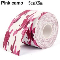 주짓수테이핑 테이핑테이프 Kinesiology Tape Roll 방수 스포츠 의료용 접착제 Elastoplast Athletic Strap, 04 5cmx5m Pink camo