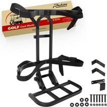 Roykaw 골프 카트 뒷좌석 가방 홀더 또는 안전 그랩 바는 EZGO Club Car Y, Rear Seat Bag Holder