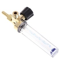 1/4PT 스레드 7mm 바브 아르곤 Ar CO2 가스 유량계 Ar 용접 조절기 0.35 MPA 203C, 한개옵션0