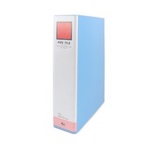 플러스샵 2공 파이프 바인더 A4 가로형 세로형 4종 2색상, A4 7.5cm 세로형(민), 청색