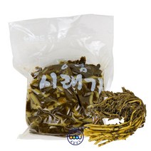 100% 국내산 삶은 무청 시래기 1kg 냉장 진공포장