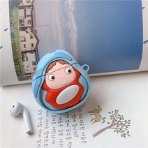 【열쇠 고리】크리 에이 티브 포니 애플 블루투스 헤드셋 보호 커버 만화 1/2 세대/Pro3 세대 귀여운 실리콘 쉘
