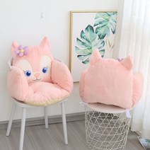 히마일 디즈니씨 스텔라루 리나벨 더피 칩앤데일 쉘리메이 의자 쿠션 푹신한 겨울 사무실 방꾸미기